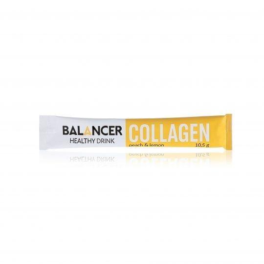 Напиток Balancer Collagen со вкусом «Персик — лимон», 10 стиков